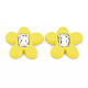 Rubberized Style Acrylic Rhinestone Cabochons&nbsp;MACR-T042-03F-2