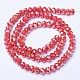 Electroplate Glass Beads Strands&nbsp;EGLA-A034-P10mm-B06-2