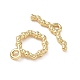 Brass Toggle Clasp&nbsp;KK-D289-53C-G-3