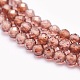 Natural Garnet Beads Strands&nbsp;G-O166-13B-2mm-3