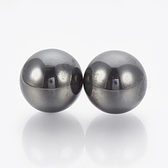 Magnetic Synthetic Hematite Beads, Gemstone Sphere, No Hole/Undrilled, Round, 29~30mm