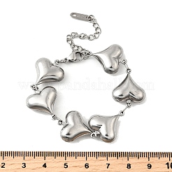 304 Stainless Steel Link Bracelets for Women&nbsp;LS-BJEW-Q041-01D-P