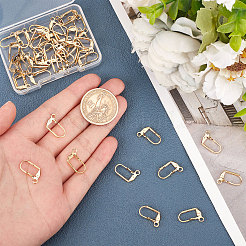 50Pcs Brass Leverback Earring Findings&nbsp;KK-BBC0003-68