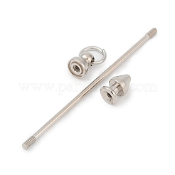 Alloy Bar Beadable Keychain for Jewelry Making DIY Crafts&nbsp;KEYC-A015-01P