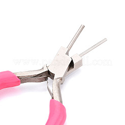 65# Steel Round Nose Pliers with Plastic Handles&nbsp;TOOL-N008-01