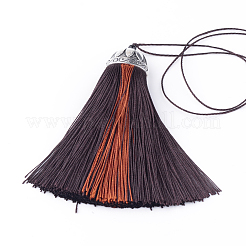 Nylon Tassel Big Pendant Decorations&nbsp;AJEW-Q129-M