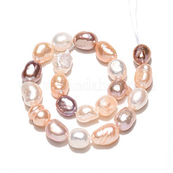Natural Cultured Freshwater Pearl Beads Strands&nbsp;PEAR-N014-06G