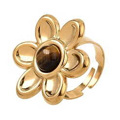 304 Stainless Steel Cuff Open Rings for Women&nbsp;GG-CBA7994-02G-11