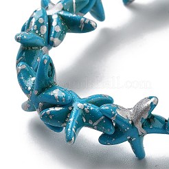 Synthetic Turquoise Dyed Beads Strands&nbsp;G-P507-04O