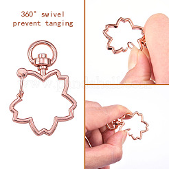 Zinc Alloy Swivel Snap Hook&nbsp;PALLOY-SZ0001-06RG