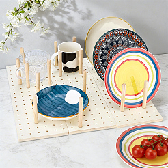 3Pcs Rectangle Wood Pegboard Drawer Organizer&nbsp;AJEW-PH0009-09