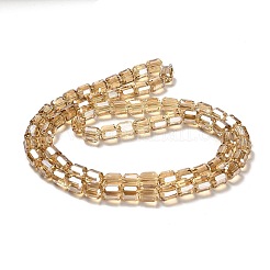 Electroplate Glass Beads Strands&nbsp;EGLA-D030-19J