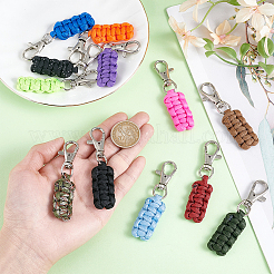 12Pcs 12 Colors Polyester Braided Zipper Puller for Backpacks&nbsp;FIND-NB0006-01