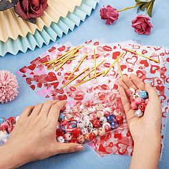 100Pcs 4 Styles Valentine's Day Themed OPP Plastic Bags&nbsp;ABAG-TA0001-41