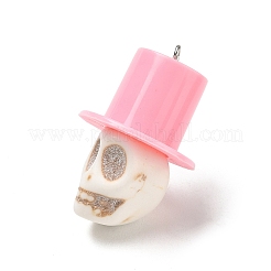 Halloween Opaque Resin Pendants&nbsp;RE-CBA098D-04P-B