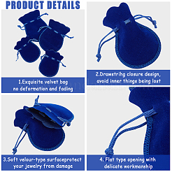 20Pcs 2 Styles Gourd Velvet Bags&nbsp;TP-BBC0001-02A