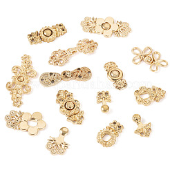 16 Pairs 8 Styles Alloy Adjustable Jean Button Pins&nbsp;DIY-TA0013-13
