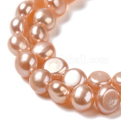 Natural Cultured Freshwater Pearl Beads Strands&nbsp;PEAR-E017-36