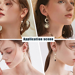 DIY Sun Moon Star Earring Making Kit&nbsp;DIY-SC0020-86