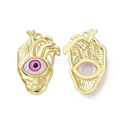 Rack Plating Alloy Acrylic Pendants&nbsp;PALLOY-O109-12LG