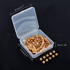 Natural Topaz Jade Bead Strands&nbsp;G-AR0001-35