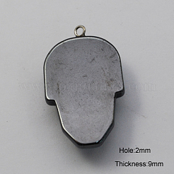 Non-magnetic Hematite Pendants for Halloween&nbsp;G-Q894-6