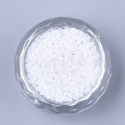 Opaque Glass Cylinder Beads&nbsp;SEED-Q036-01A-J02