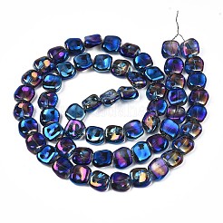 Electroplate Glass Beads Strand&nbsp;EGLA-S188-21-B01