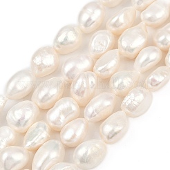 Natural Cultured Freshwater Pearl Beads Strands&nbsp;PEAR-P064-20M-03A