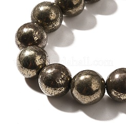 Natural Pyrite Beads Strands&nbsp;G-H059-A01-03