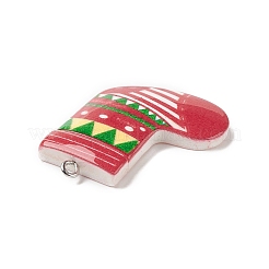 Christmas Theme Opaque Resin Pendants&nbsp;RESI-C021-01I