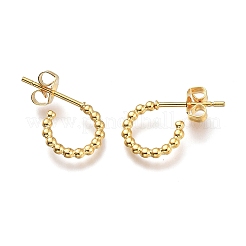 304 Stainless Steel Half Hoop Earrings&nbsp;LS-EJEW-H100-11A-G