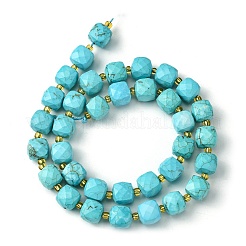 Synthetic Blue Turquoise Beads Strands&nbsp;G-Q010-A13-01