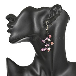 Glass Seed Bead Dangle Earrings&nbsp;EJEW-MZ00770-02