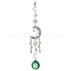 Glass Teardrop Window Hanging Suncatchers&nbsp;HJEW-JM04518