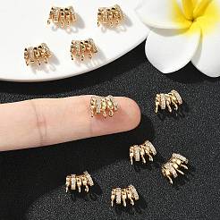 SHEGRACE Brass Micro Pave Cubic Zirconia Pendants&nbsp;X-XGRQ3D266-482G