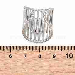304 Stainless Steel Cuff Rings Ring Components&nbsp;SA-CBA098D-01P-B