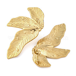 304 Stainless Steel Stud Earrings For Women&nbsp;EJEW-B110-01G-01