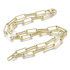 Brass Paperclip Chains&nbsp;MAK-S072-14D-MG