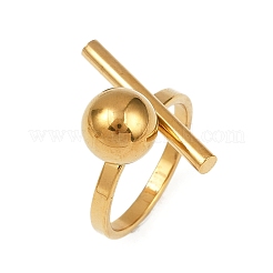 304 Stainless Steel Finger Rings for Women&nbsp;RJEW-Z107-02G