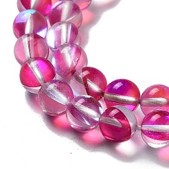 Synthetic Moonstone Beads Strands&nbsp;G-P528-J01-03