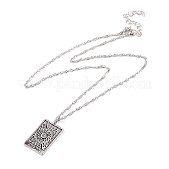 Alloy Pendant Necklaces&nbsp;NJEW-I241-02ASP-02
