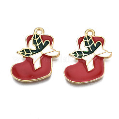 Rack Plating Alloy Enamel Pendants&nbsp;ENAM-T011-149