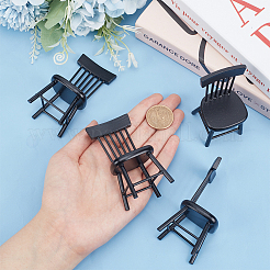 Mini Wood Chairs&nbsp;LS-AJEW-WH0041-76C