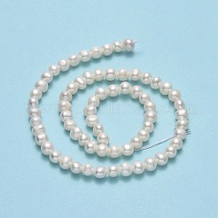 Natural Cultured Freshwater Pearl Beads Strands&nbsp;PEAR-F018-17E-01