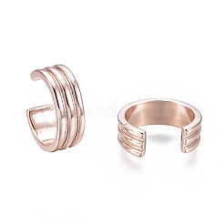 Brass Cuff Earrings&nbsp;LS-EJEW-I249-12RG