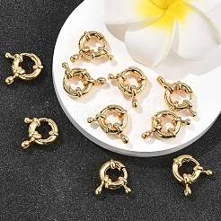 SHEGRACE Brass Spring Ring Clasps&nbsp;XGR0021G-45G
