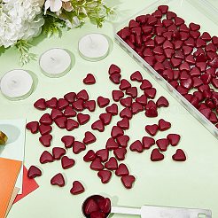 200Pcs Heart Sealing Wax Particles&nbsp;DIY-CP0009-29