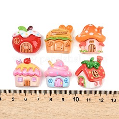 Opaque Resin Decoden Cabochons&nbsp;RESI-C068-02