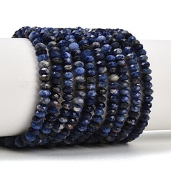 Natural Sodalite Beads Strands&nbsp;G-B175-A10-2x4mm